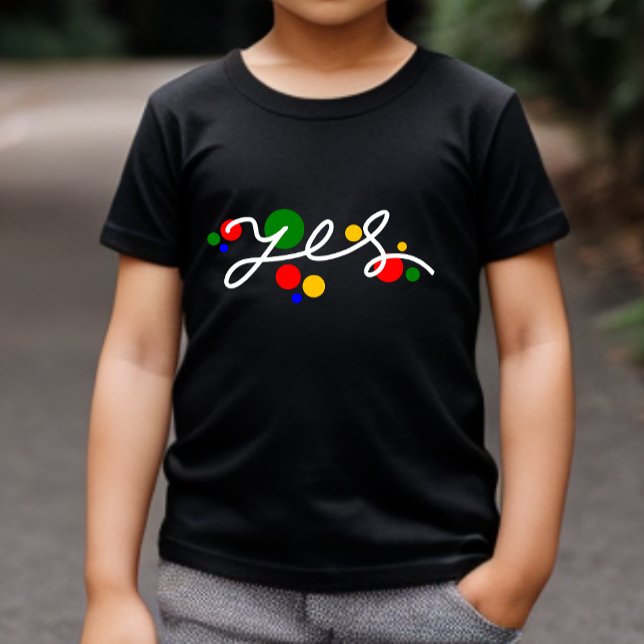 T-shirt Pour Bébé Oui - Tee T-shirt bébé coloré | DP7Art (Créateur téléchargé)