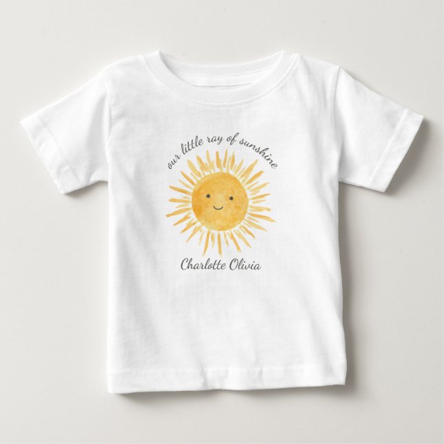 T-shirt Pour Bébé Our Little Ray Of Sunshine (Devant)