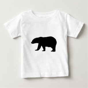 T-shirt Pour Bébé Ours blanc
