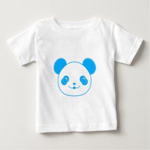 T-shirt Pour Bébé Ours bleu Kawaii Panda