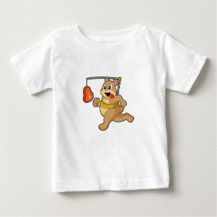 T-shirt Pour Bébé Ours comme coureur