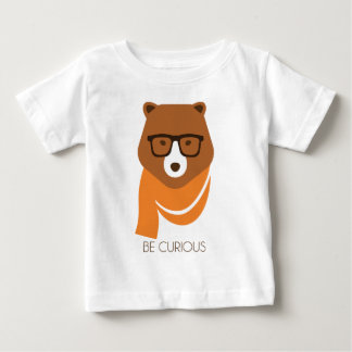 T-shirt Pour Bébé Ours curieux