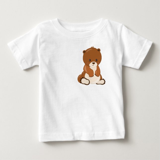 T-shirt Pour Bébé Ours de bébé (Devant)