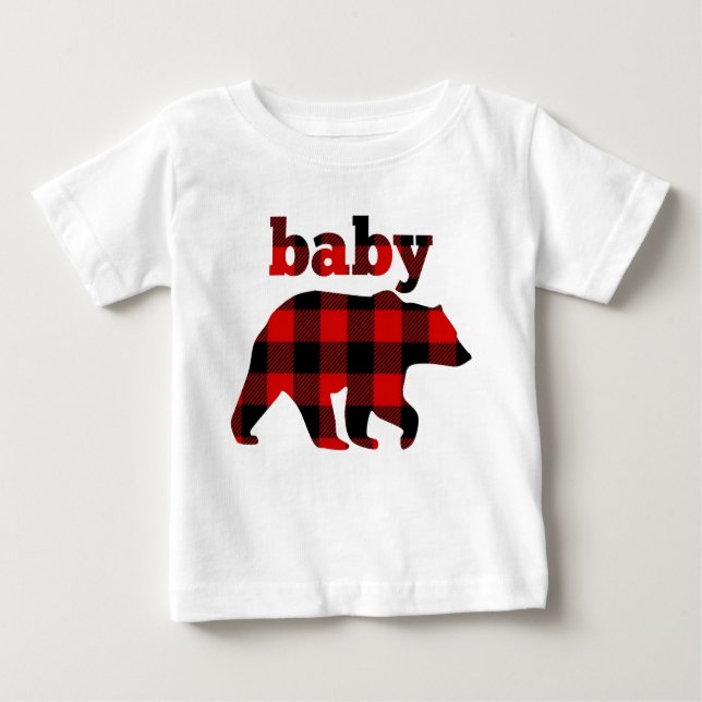T-shirt Pour Bébé "Ours de bébé de Buffalo" (Devant)