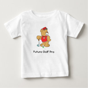 T-shirt Pour Bébé Ours de nounours de professionnel de golf