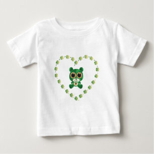 T-shirt Pour Bébé Ours en peluche de la Saint-Patrick