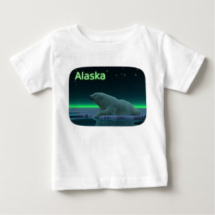 T-shirt Pour Bébé Ours polaire à bord de glace