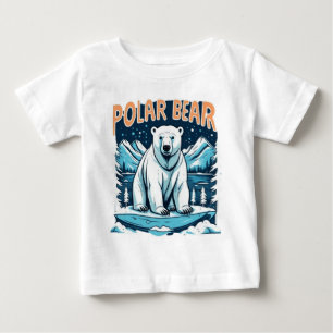 T-shirt Pour Bébé Ours polaire des animaux mignons