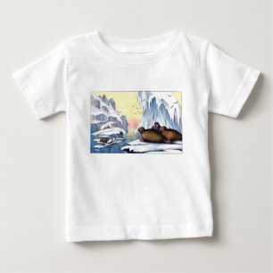 T-shirt Pour Bébé Ours Polaires, Walrus Et Phoques