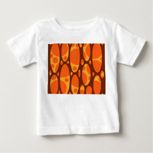 T-shirt Pour Bébé Ovales stratifiés des années 1970
