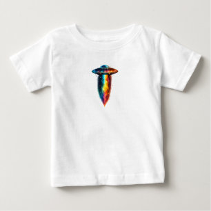 T-shirt Pour Bébé OVNI – Vaisseau Spatial Extraterrestre Mystérieux