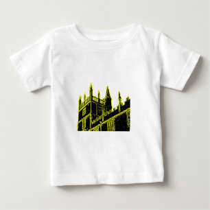 T-shirt Pour Bébé Oxford Angleterre 1986 jaunes de construction de