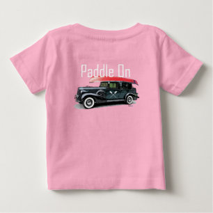 T-shirt Pour Bébé Paddle On Classic Car Design - Baby Fine Jersey T-