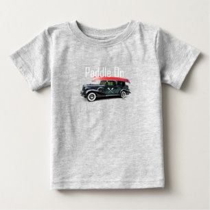 T-shirt Pour Bébé Paddle On Classic Car Design - Baby Fine Jersey T-