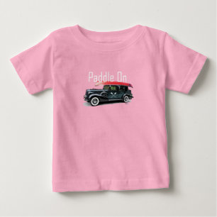 T-shirt Pour Bébé Paddle On Classic Car Design - Baby Fine Jersey T-