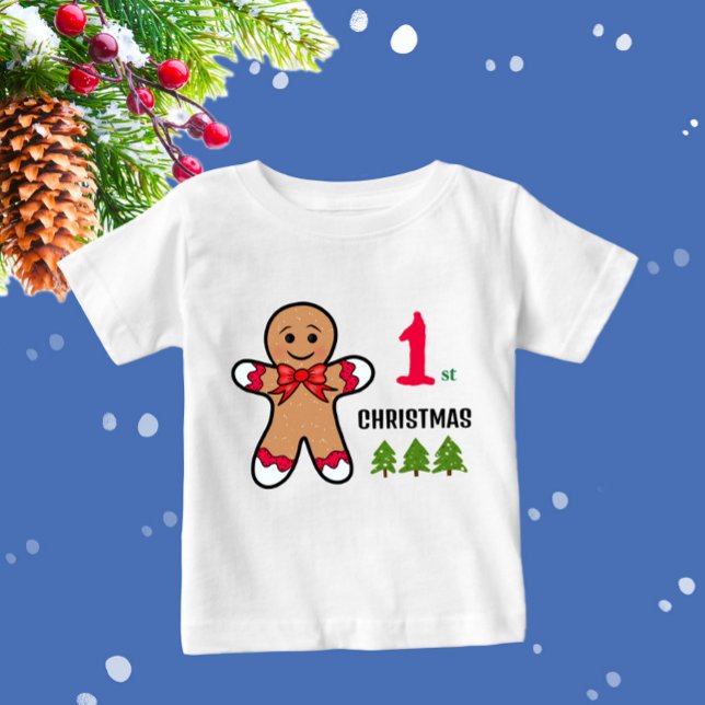 T-shirt Pour Bébé Pain d'épices de Noël mignon (Créateur téléchargé)