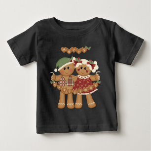 T-shirt Pour Bébé Pain d'épices Noël