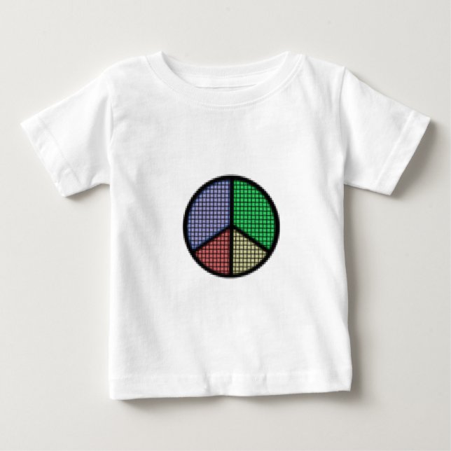 T-shirt Pour Bébé paix (Devant)