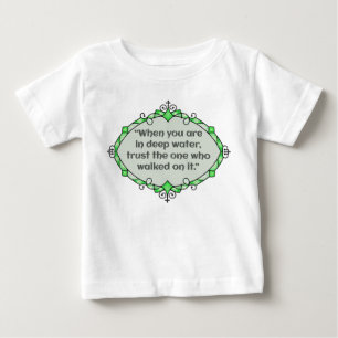 T-shirt Pour Bébé Paix dans les eaux profondes