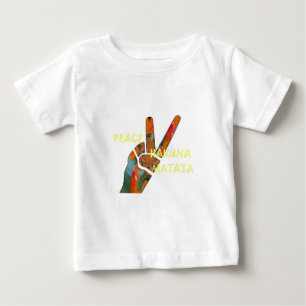 T-shirt Pour Bébé Paix de Hakuna Matata