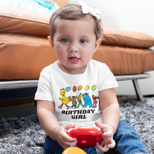 T-shirt Pour Bébé Pal de rue Sésame   Ballons de parti