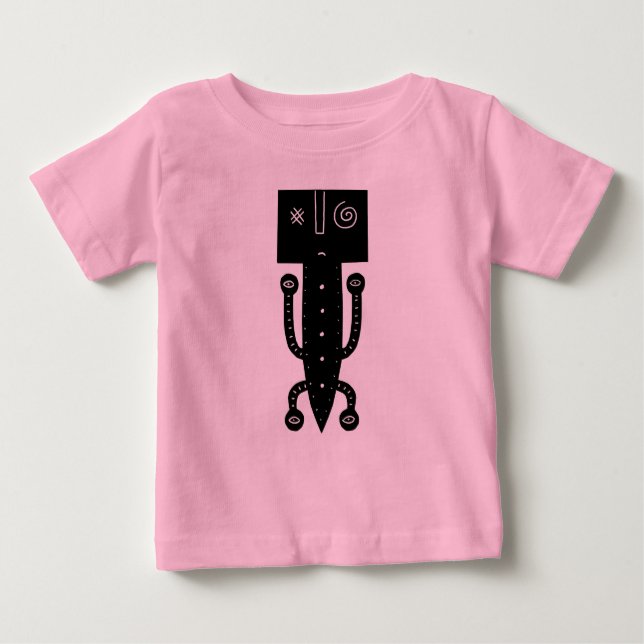T-shirt Pour Bébé Pancakes Monster Avec Sirop D'Érable Sunshine 2000 (Devant)