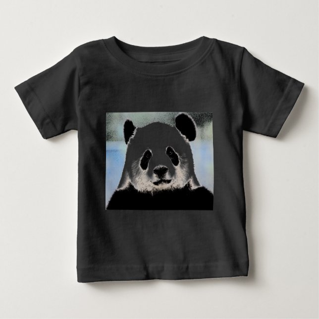 T-shirt Pour Bébé Panda (Devant)
