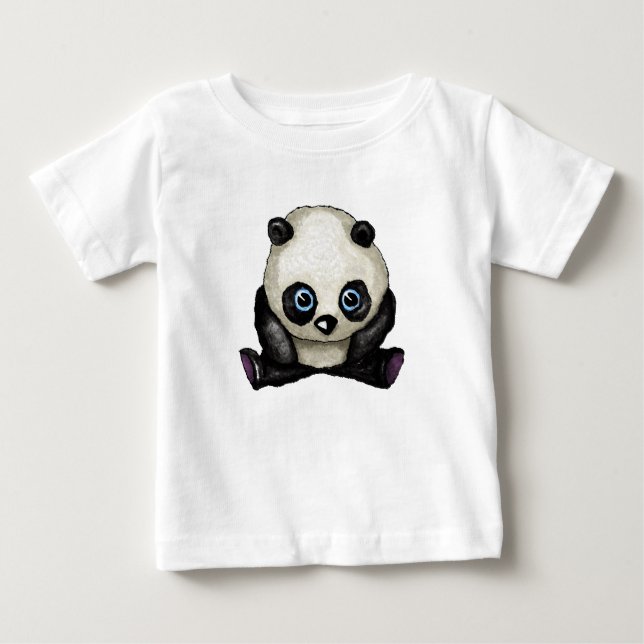T-shirt Pour Bébé Panda (Devant)