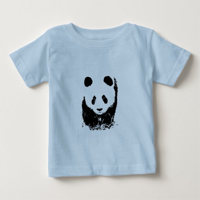 T-shirt Pour Bébé Panda (Devant)