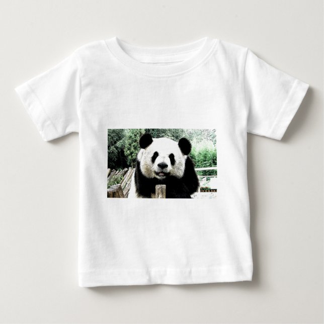 T-shirt Pour Bébé Panda (Devant)
