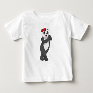 T-shirt Pour Bébé Panda avec ruban