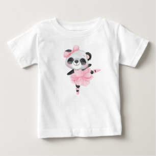 T-shirt Pour Bébé Panda Ballerina