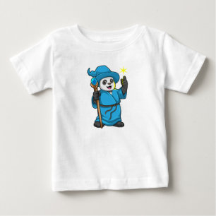 T-shirt Pour Bébé Panda comme Assistant avec baguette magique
