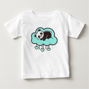 T-shirt Pour Bébé Panda de style caricature mignonne