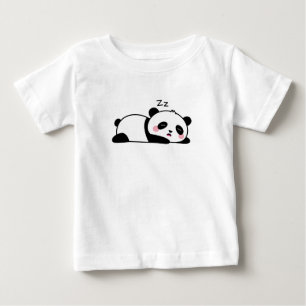 T-shirt Pour Bébé Panda dormant