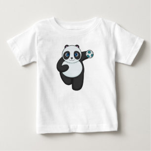 T-shirt Pour Bébé Panda Handball player Handball