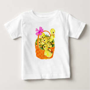 T-shirt Pour Bébé Panier pour bébés