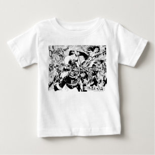 T-shirt Pour Bébé Panneau comique nocturne le plus noir