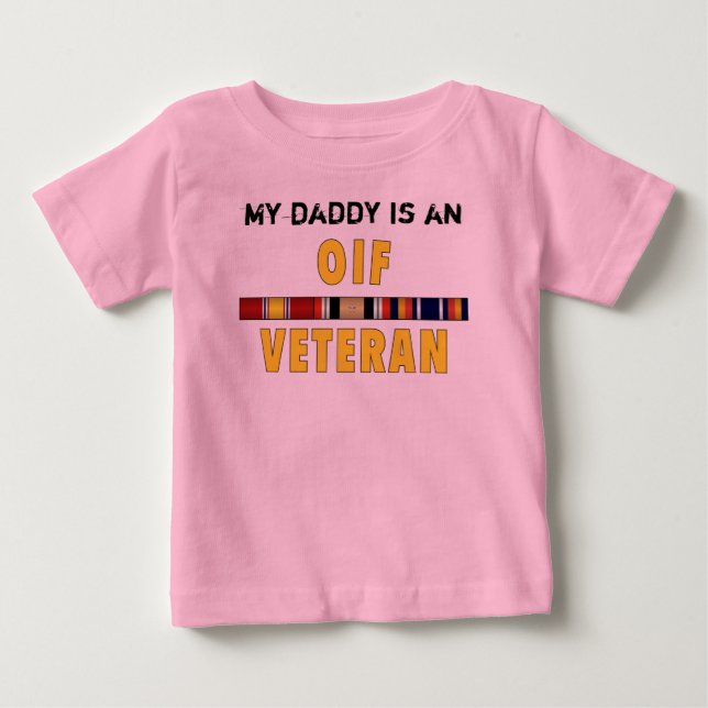 T-shirt Pour Bébé Papa de vétérinaire d'OIF (Devant)