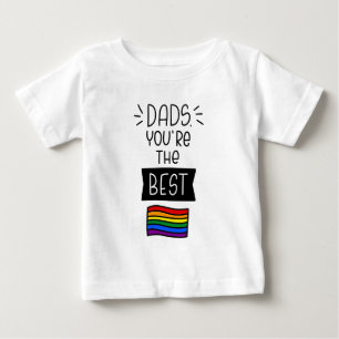 T-shirt Pour Bébé Papa, tu es la meilleure des Fêtes des pères