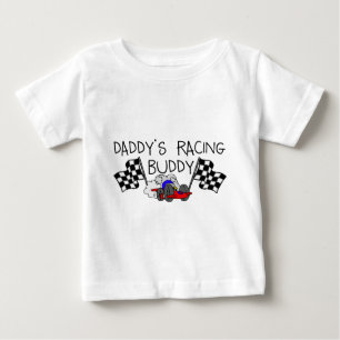T-shirt Pour Bébé Papa's Racing Buddy