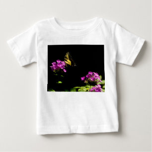 T-shirt Pour Bébé Papillon à queue de tigre Swallowtail sur Phlox sa