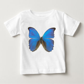 T-shirt Pour Bébé Papillon bleu Morpho
