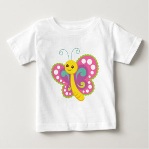 T-shirt Pour Bébé Papillon de dessin