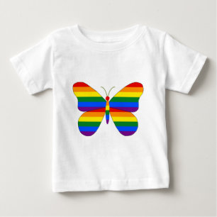 T-shirt Pour Bébé Papillon de gay pride
