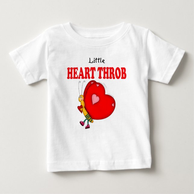 T-shirt Pour Bébé Papillon Throb Little Heart (Devant)