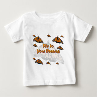 T-shirt Pour Bébé Papillons de monarque