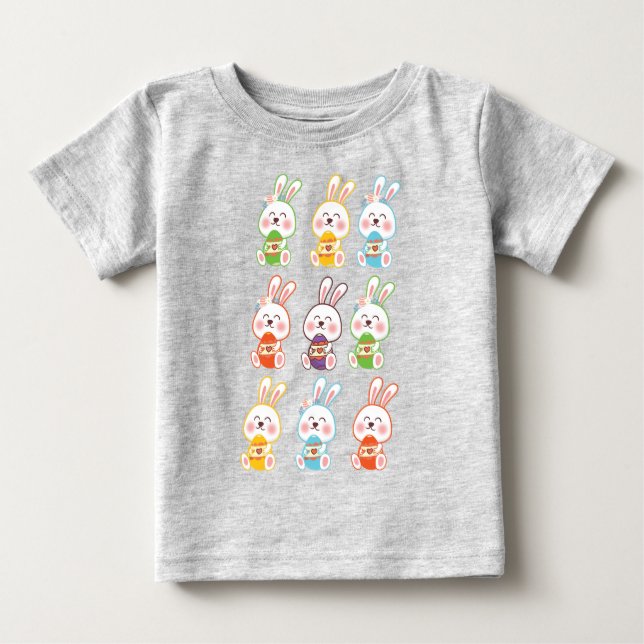 T-shirt Pour Bébé Pâques, Fantastique Pâques (Devant)