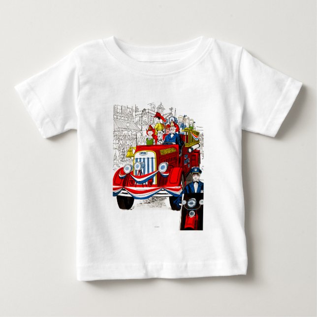 T-shirt Pour Bébé Parade du 4 juillet (Devant)