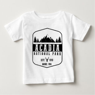 T-shirt Pour Bébé Parc national d'Acadia